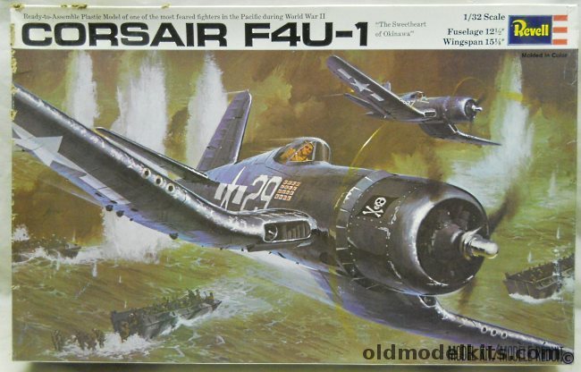 Revell 1/32 F4U-1 Corsair - (F4U1), H278 plastic model kit